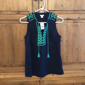 J Crew Tunic Style Blouse